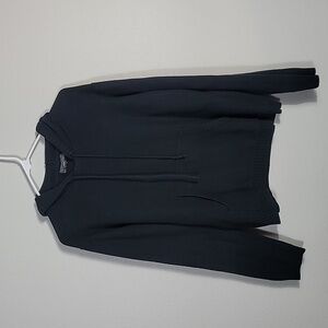 Vintage Banana Republic Women Hoodie Sweater Size L Black Cotton Knitted Y2K